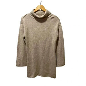 A Loves A Turtleneck Beige Wool Cashmere Blend Long Sweater Medium Long Sleeves